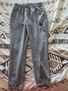 Reebok Gray Men's Athletic Joggers with Logo